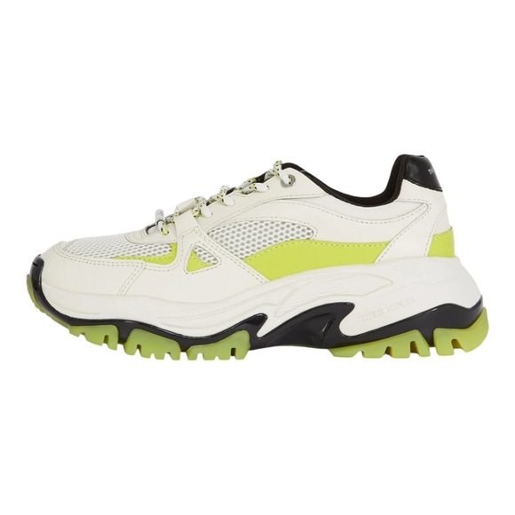 The Kooples Paris WHITE SNEAKERS WITH PLATFORM SOLE NIB size 38/7 women’s - Picture 2 of 14